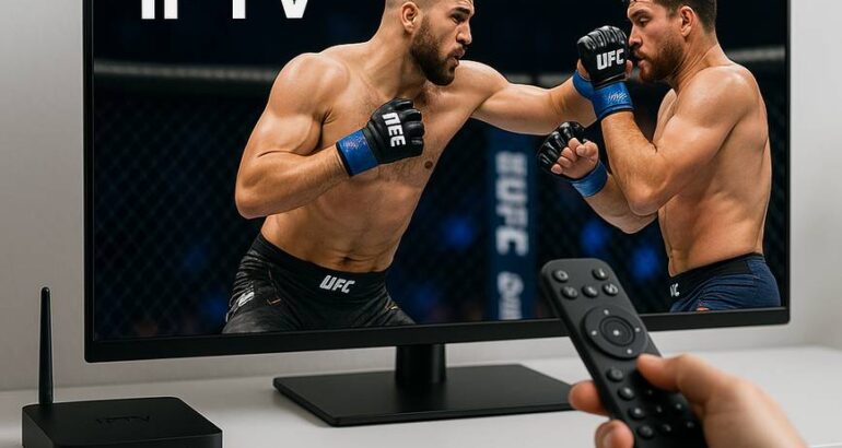 Regarder l&rsquo;UFC en direct IPTV : La meilleure façon de ne rien manquer
